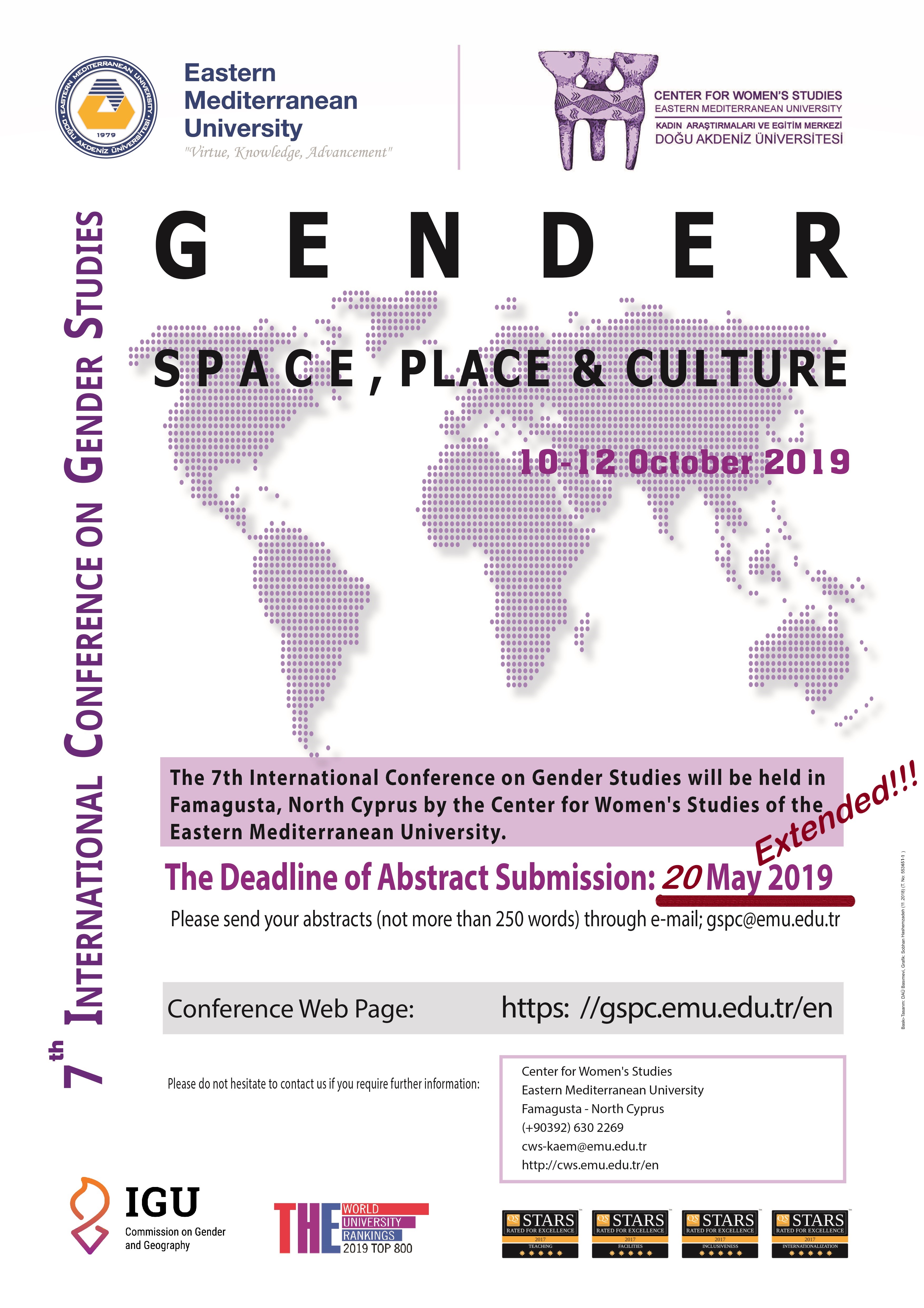Conference Poster 7th International Conference on Gender Studies